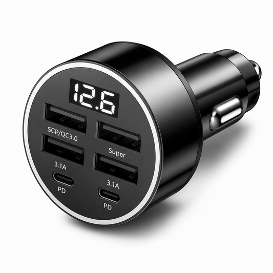 6 in 1 Car Charger
