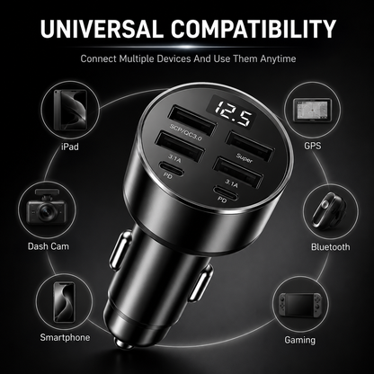 6 in 1 Car Charger