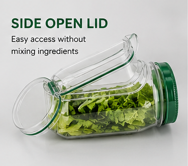 Leakproof Salad Jar