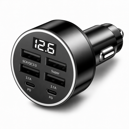 6 in 1 Car Charger