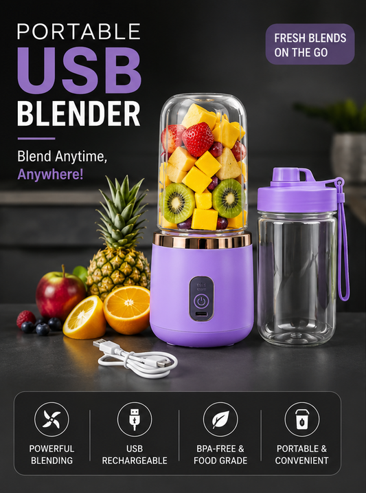 Portable USB Rechargeable Blender